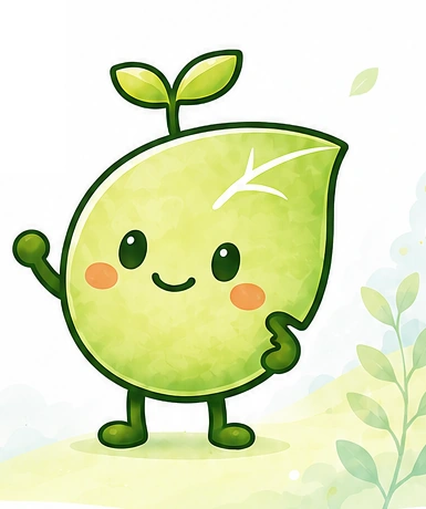 KOKONOHA LABのマスコット、このはくん